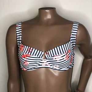 L*Space Camillia UW Floral Bay Bikini Swim Top